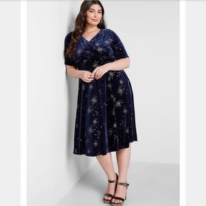 ModCloth x Collectif Vixen Velvet Dress